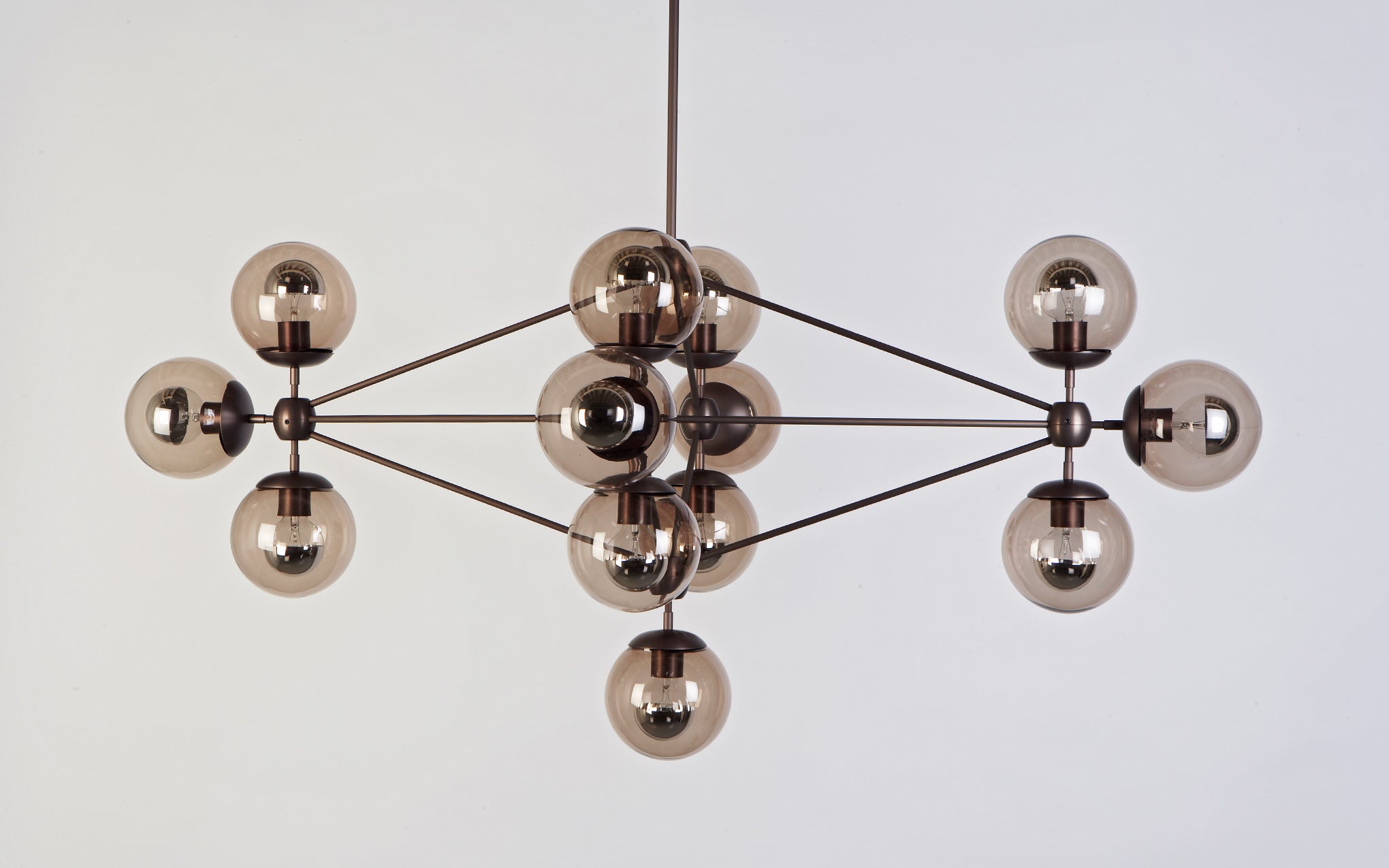 Modo chandelier - diamond, 13 globes