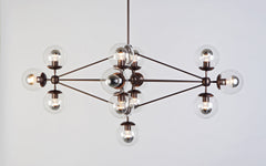 Modo chandelier - diamond, 13 globes