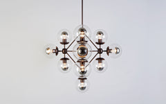 Modo chandelier - diamond, 13 globes