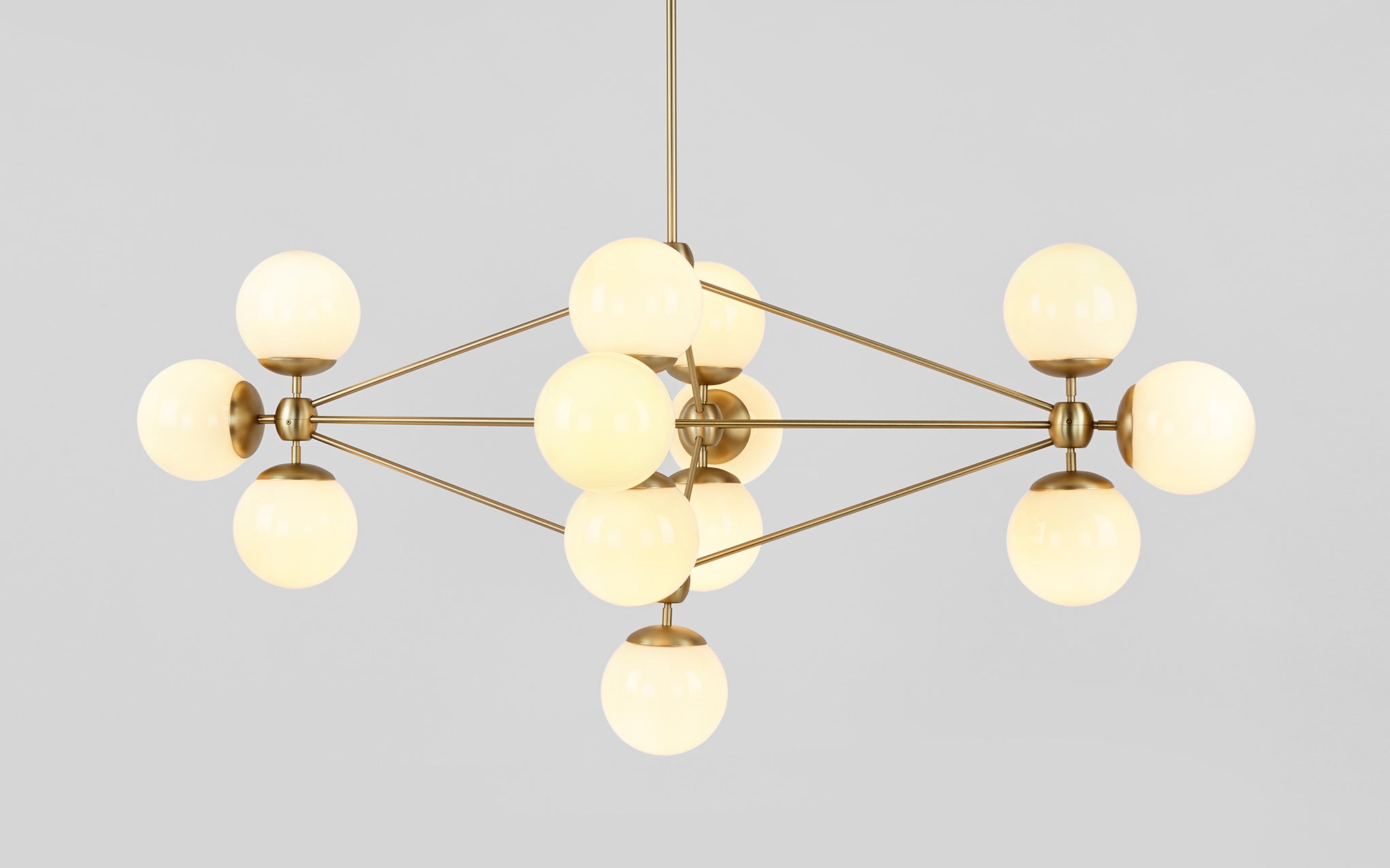 Modo chandelier - diamond, 13 globes