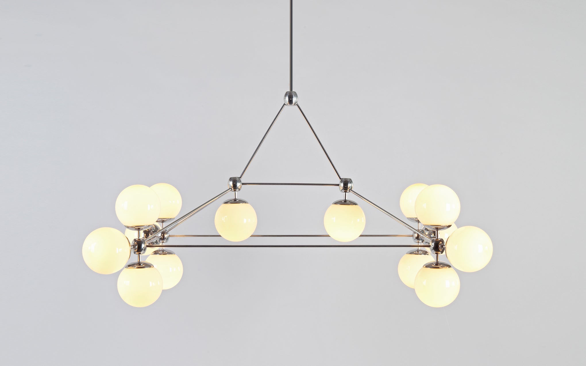 Modo chandelier - rectangular, 14 globes