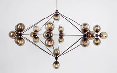 Modo chandelier - 8 sided, 27 globe