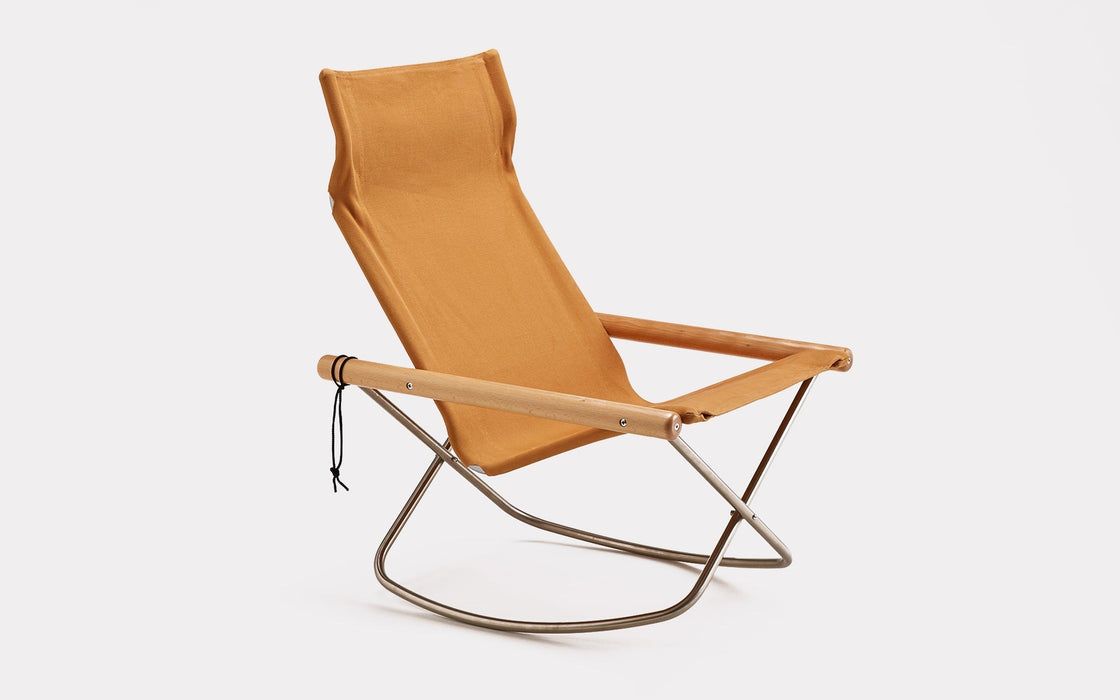 Ex-Display Nychair X rocking chair - camel with natural arms