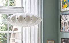 Nelson Saucer Crisscross Bubble pendant lamp