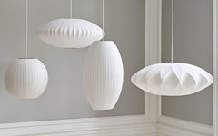 Nelson Ball Crisscross Bubble pendant lamp