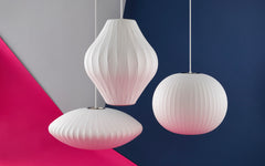 Nelson Pear Crisscross Bubble pendant lamp