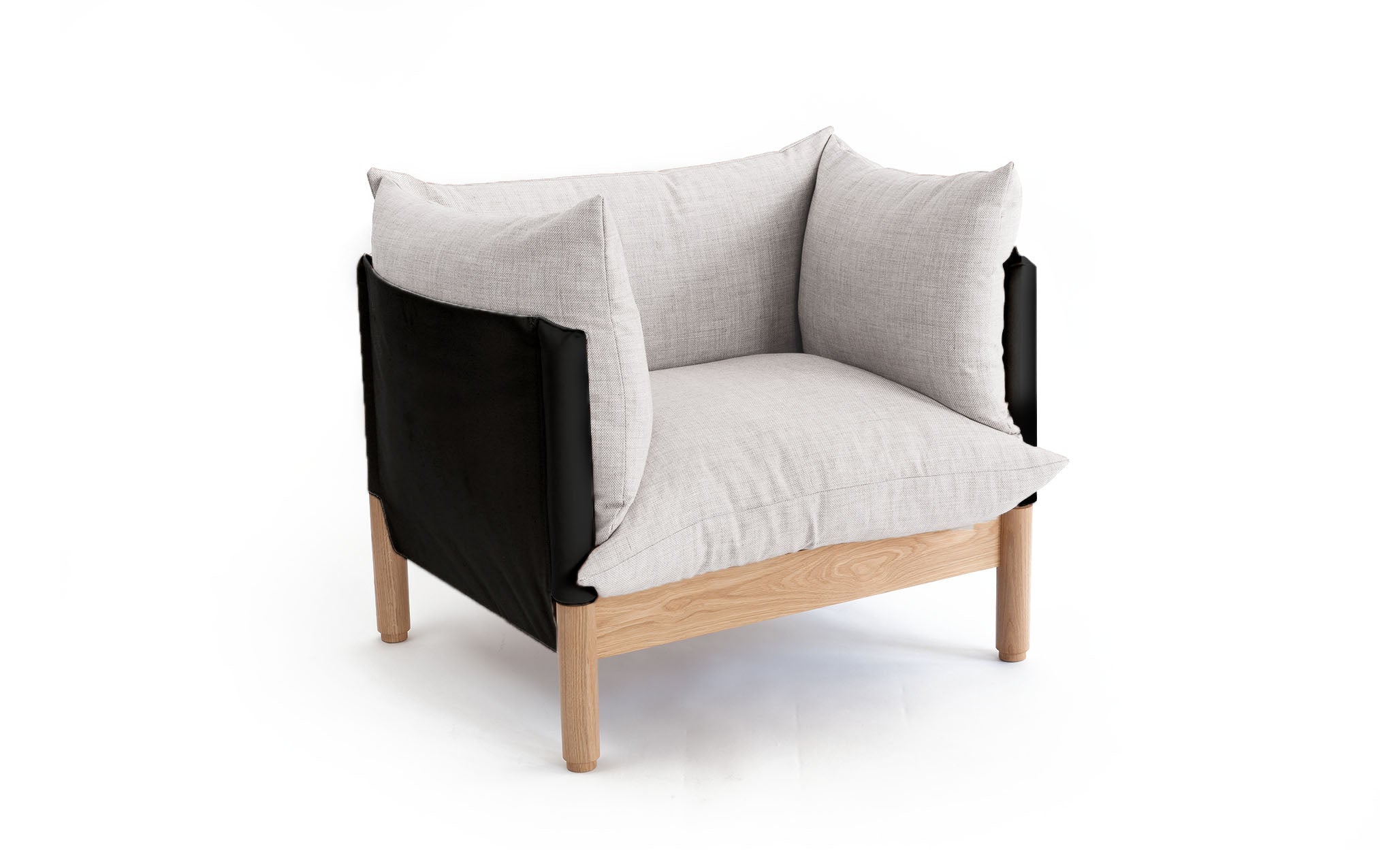 Tepee armchair - oak