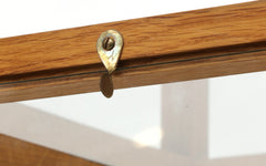 Oak display cabinet - 1 column