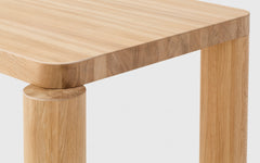 Offset dining table