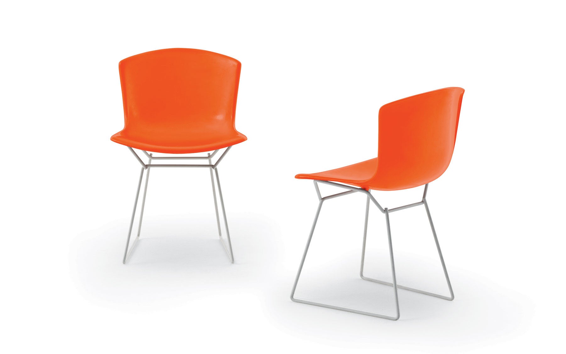 Plastic Bertoia side chair - set of 2