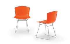 Plastic Bertoia side chair - set of 2