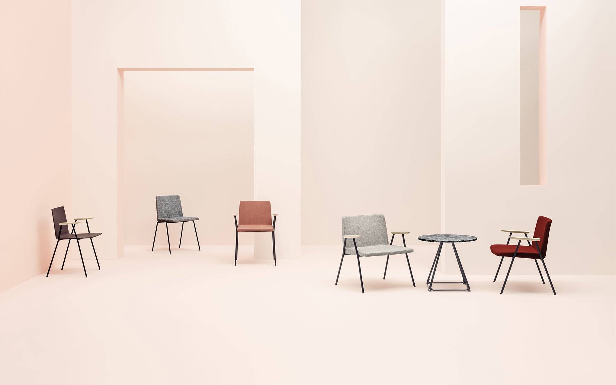 Osaka Metal 5729 lounge chair