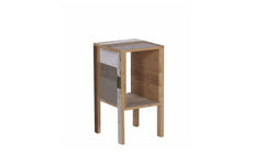 Bedside table in Scrapwood