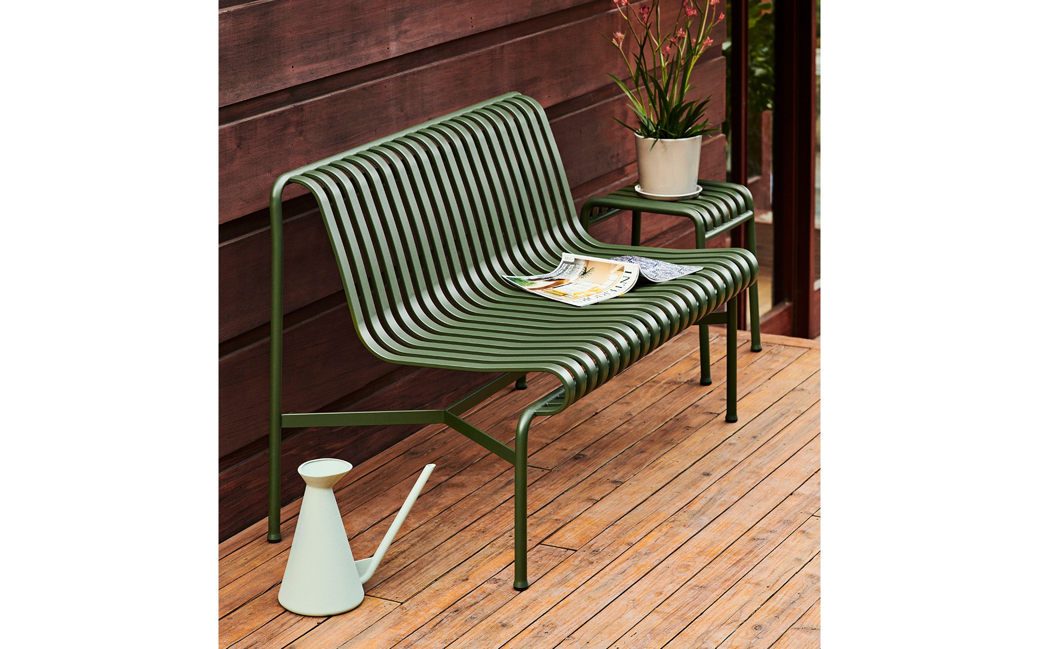 Palissade dining bench - without armrests