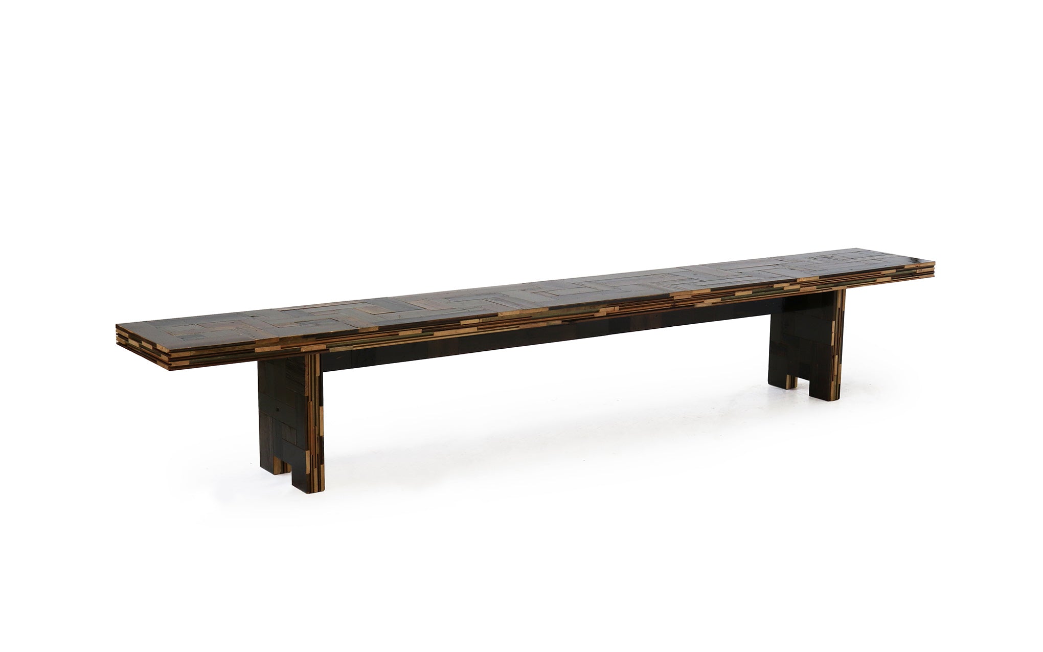 Waste bench in Scrapwood