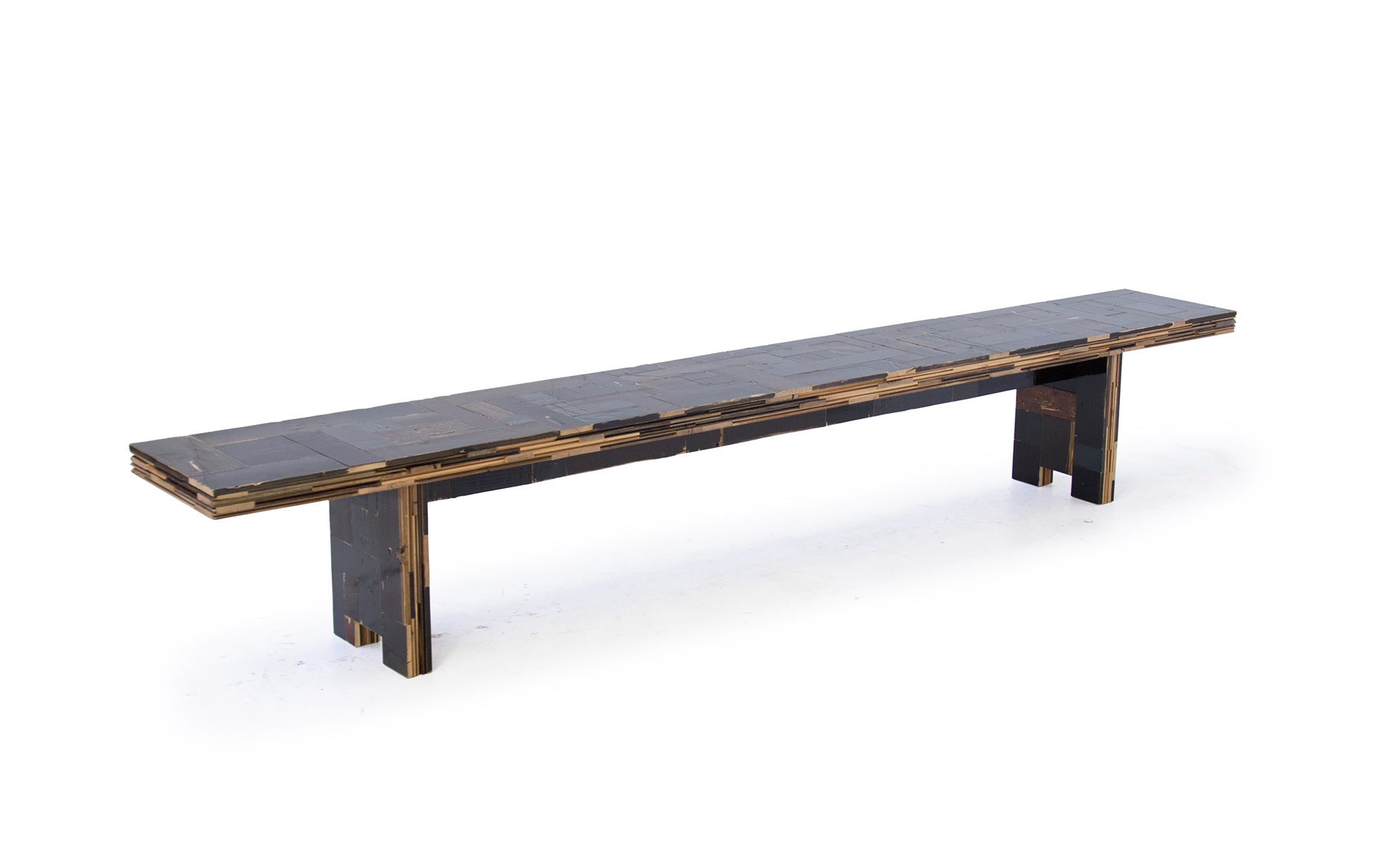 Waste bench in Scrapwood