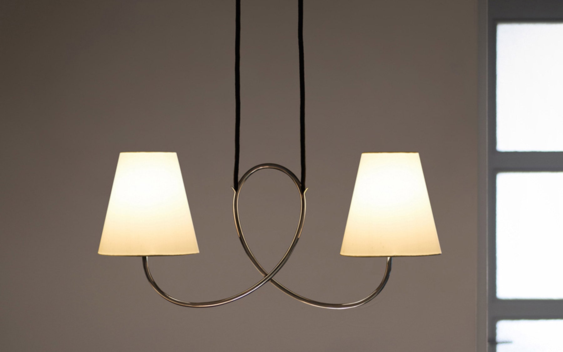 Posthorn pendant ceiling light