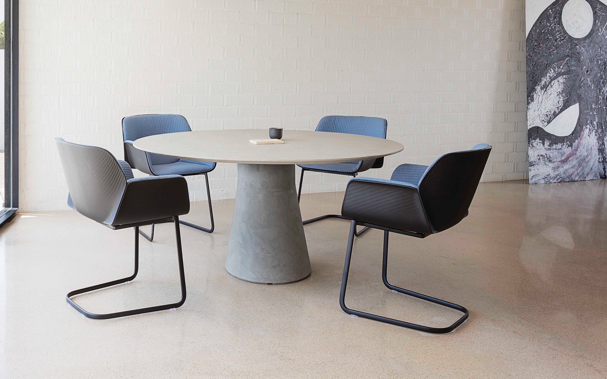 Reverse Conference table - elliptical