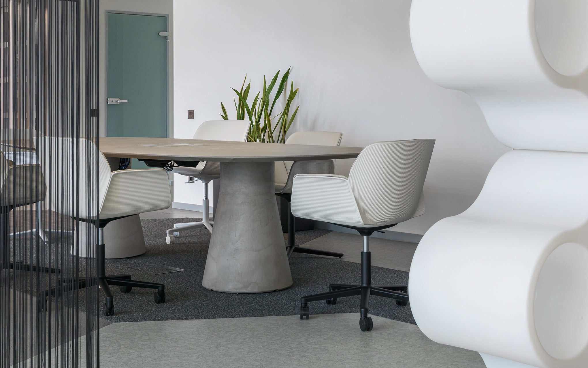 Reverse Conference table - elliptical