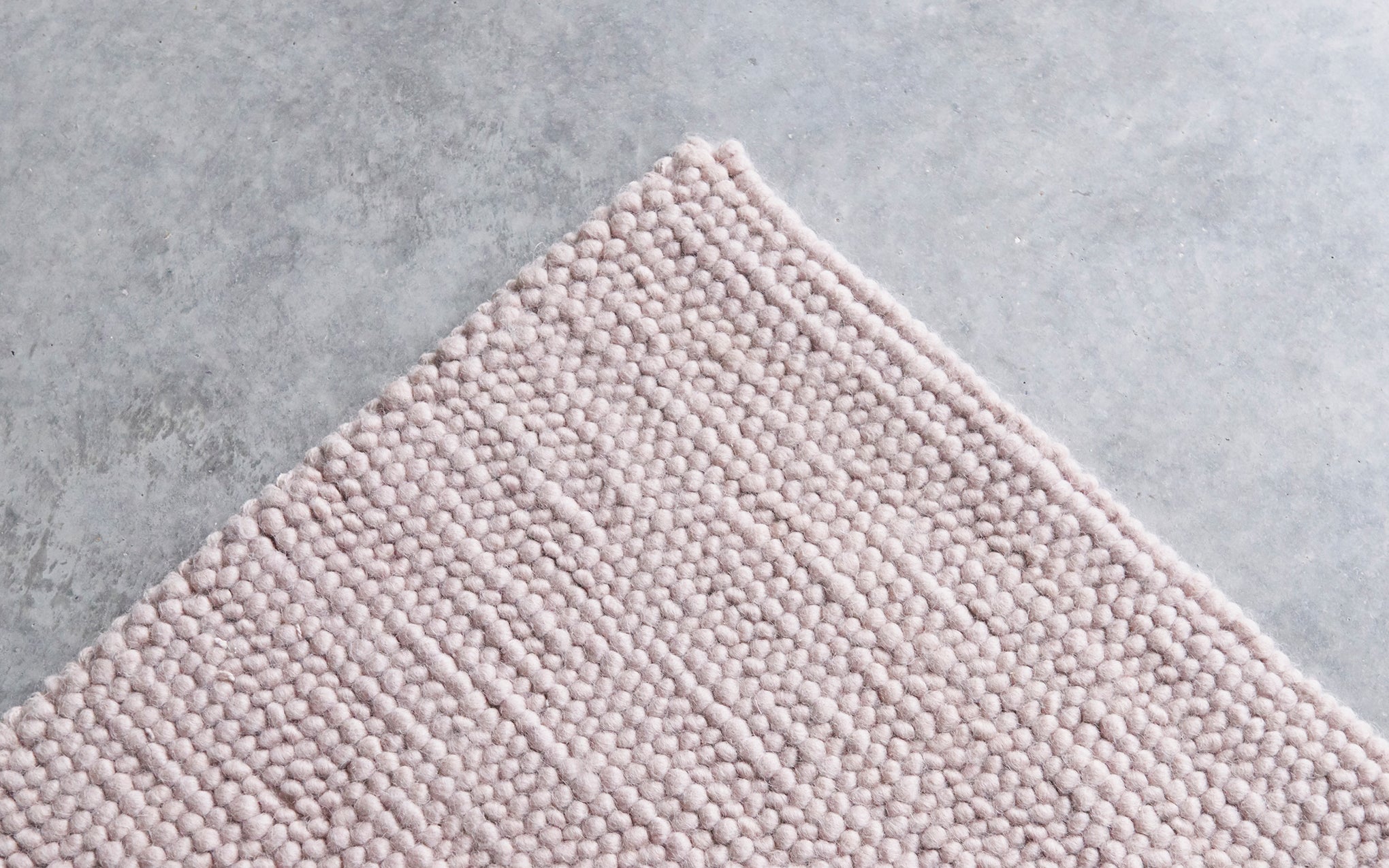 Purl rug - Rose