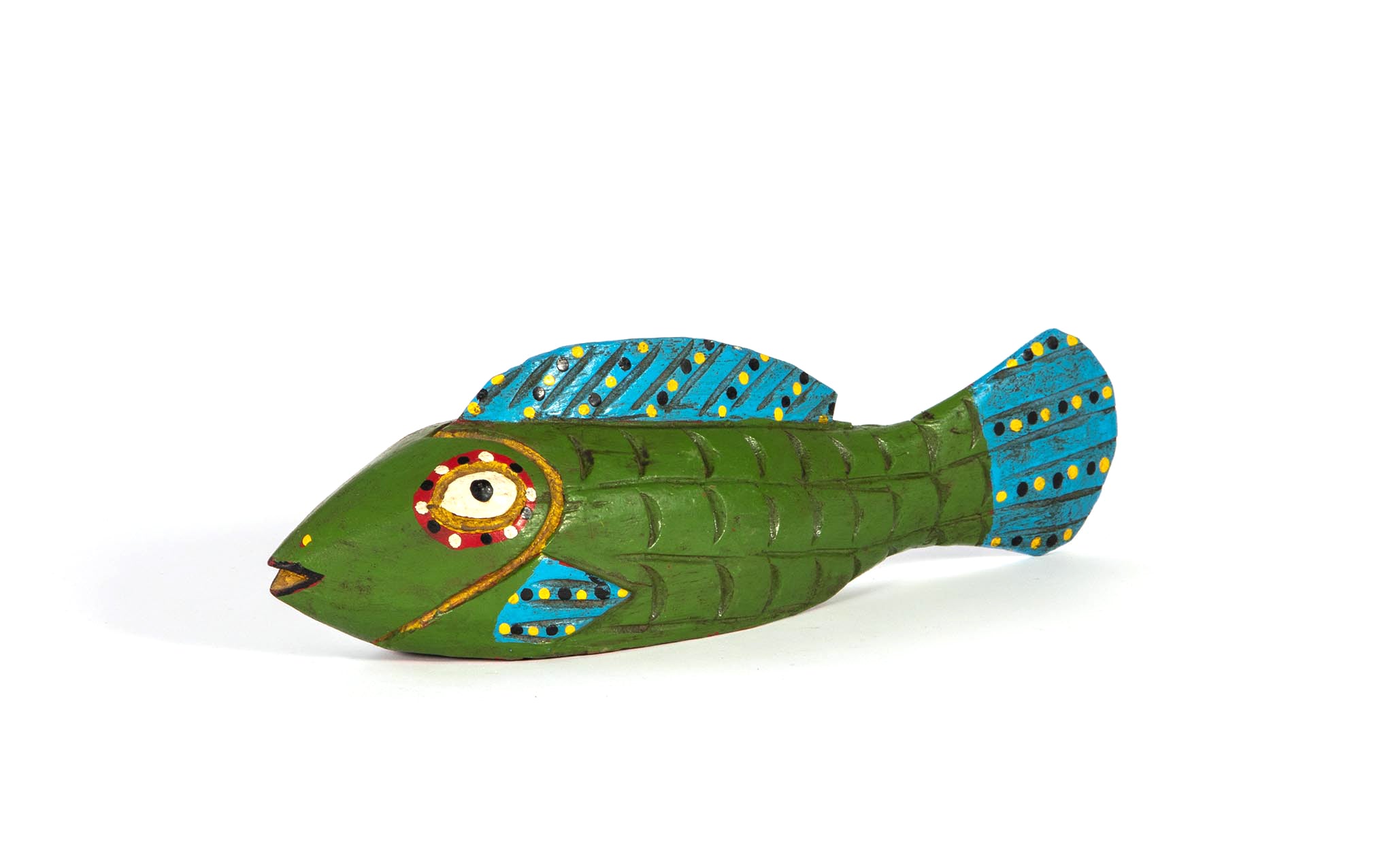 Wooden Bozo fish