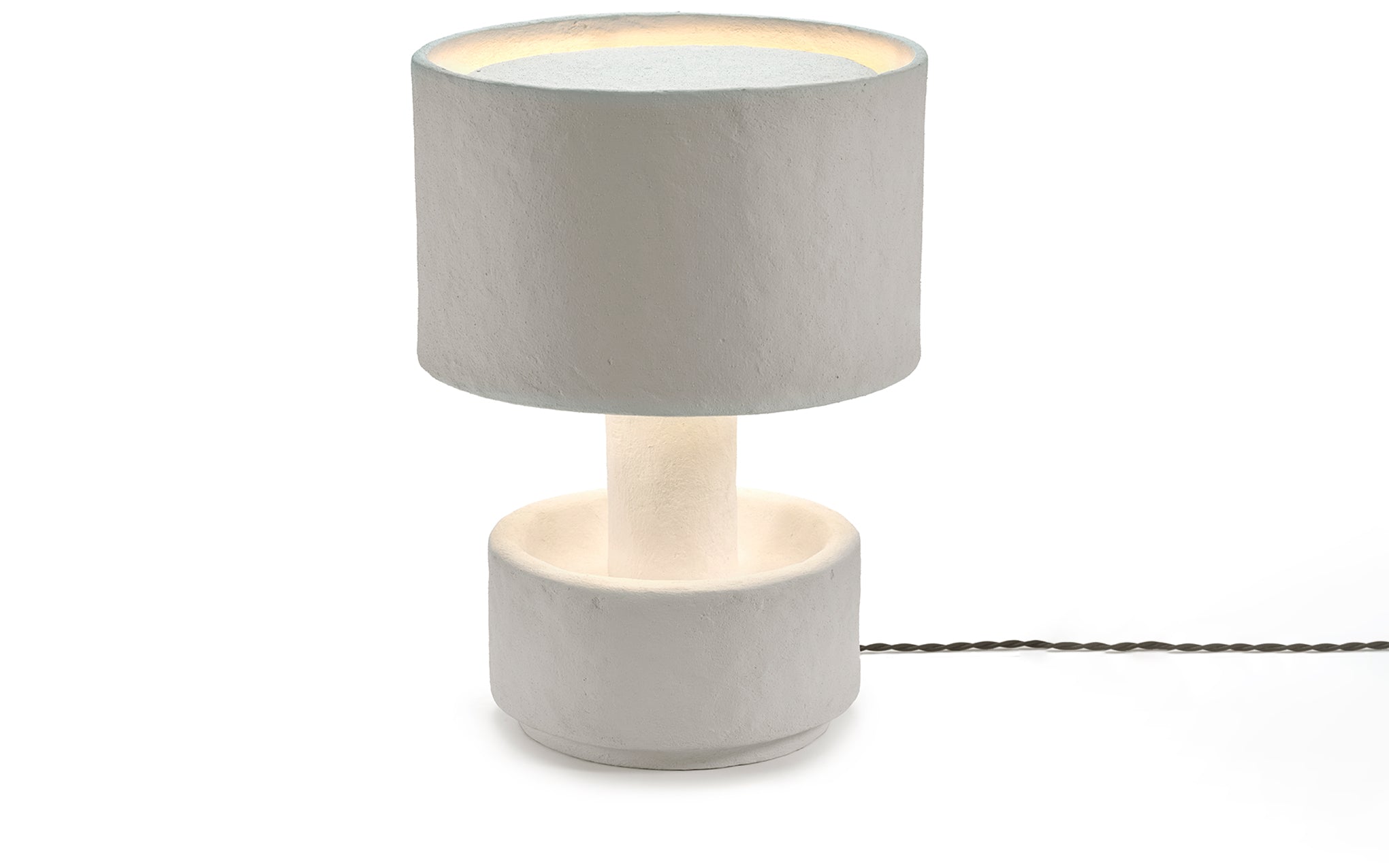 Earth table light with dish