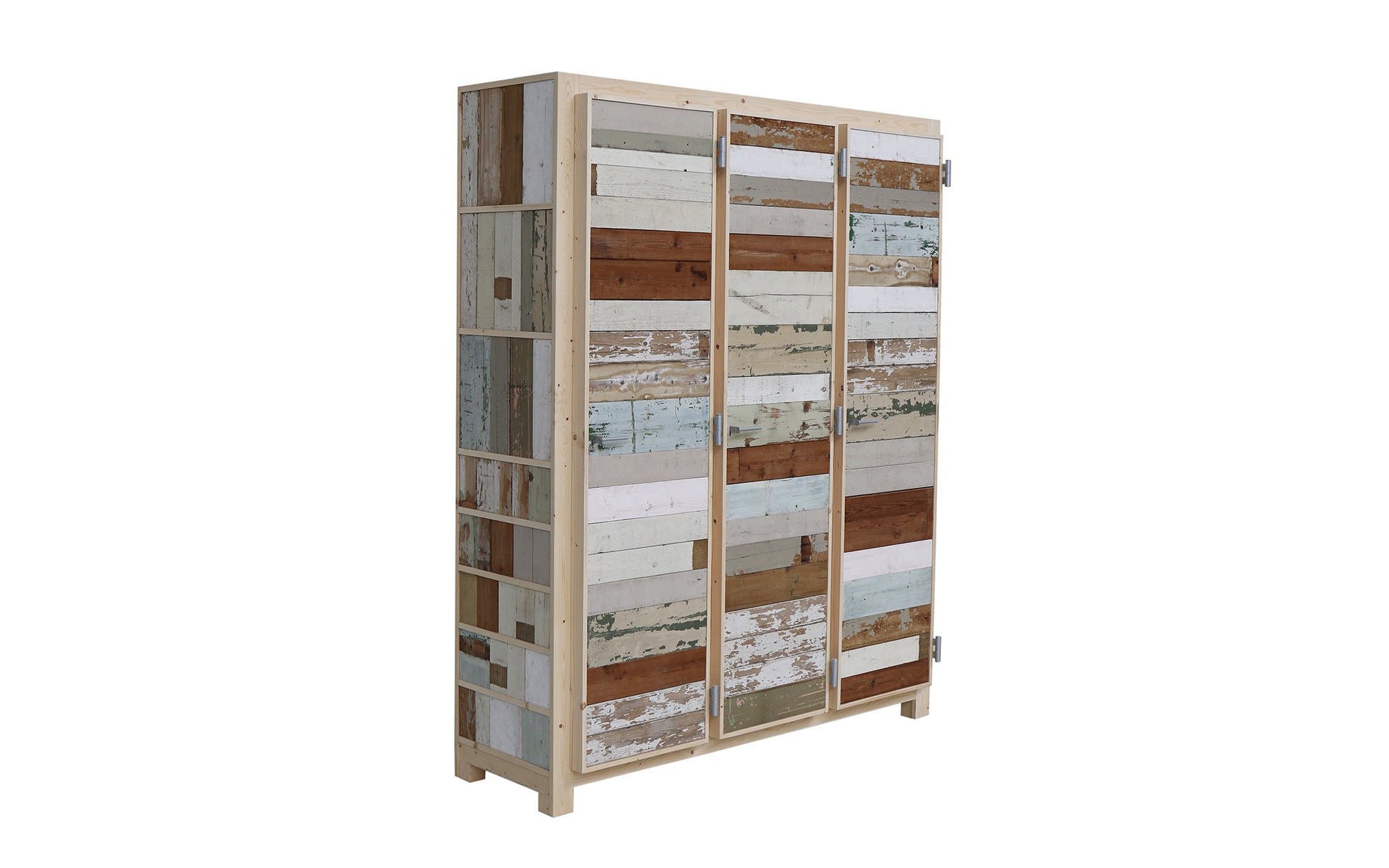 Three door cupboard in Scrapwood