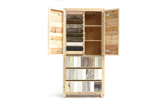 Classic cupboard in Scrapwood - unlacquered