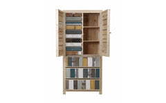 Classic cupboard in Scrapwood - unlacquered