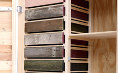 Classic cupboard in Scrapwood - unlacquered