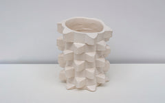 Seventy small vase - white