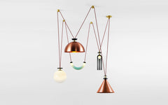 Shape Up 5 piece chandelier