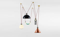 Shape Up 5 piece chandelier