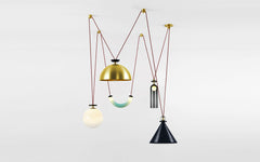 Shape Up 5 piece chandelier