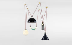 Shape Up 5 piece chandelier