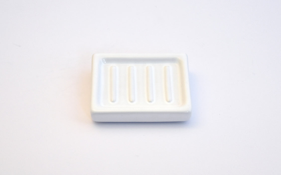 Porcelain soap holder