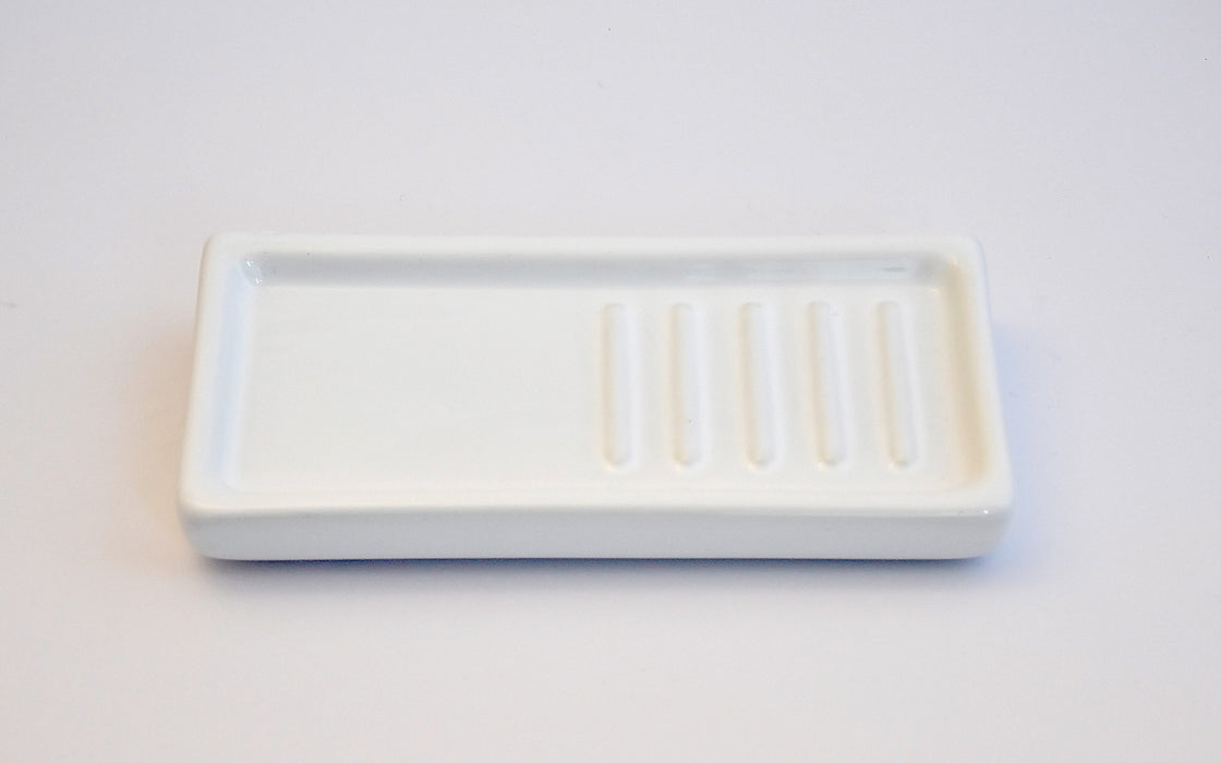 Porcelain soap shelf