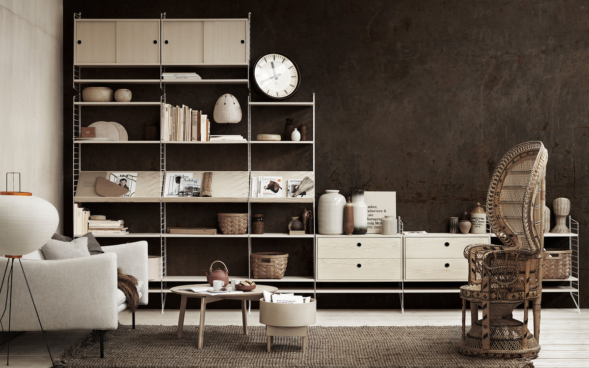 String - living room configuration J by Nisse Strinning for String | SCP
