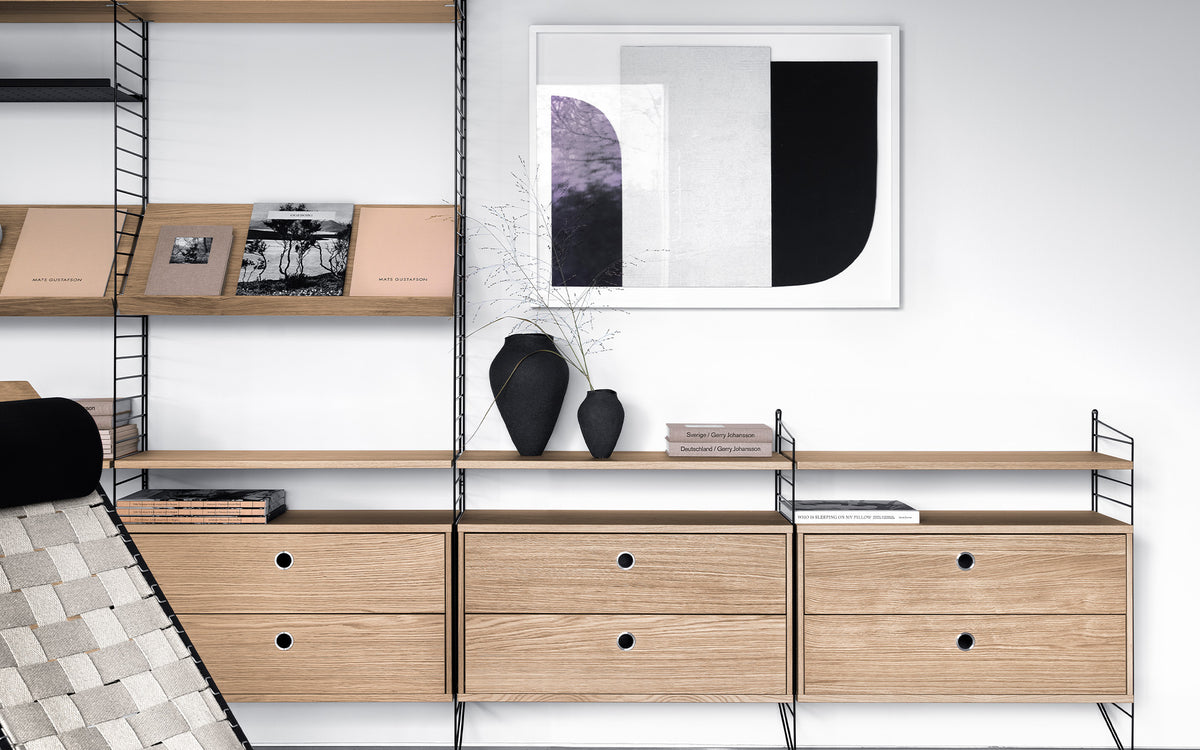 String Track In House String - living room configuration G by Nisse Strinning for String | SCP