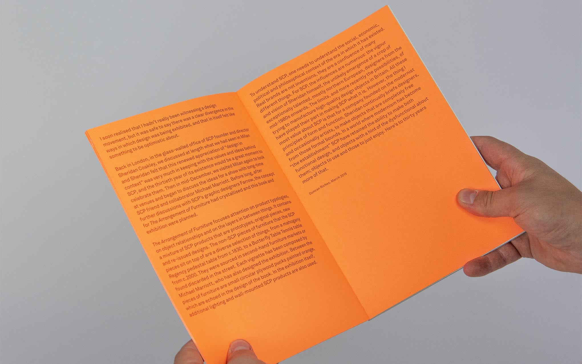 The Arrangement of Furniture