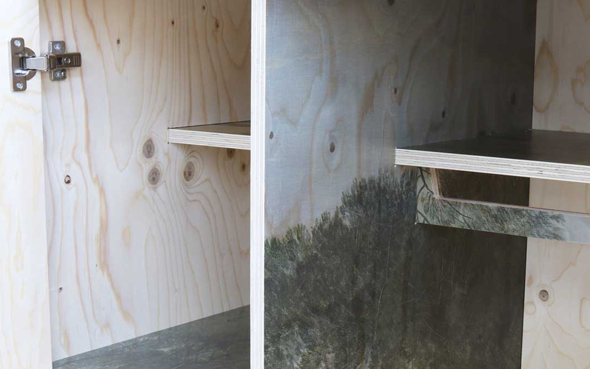 Exactly Three-Sheet Cabinet