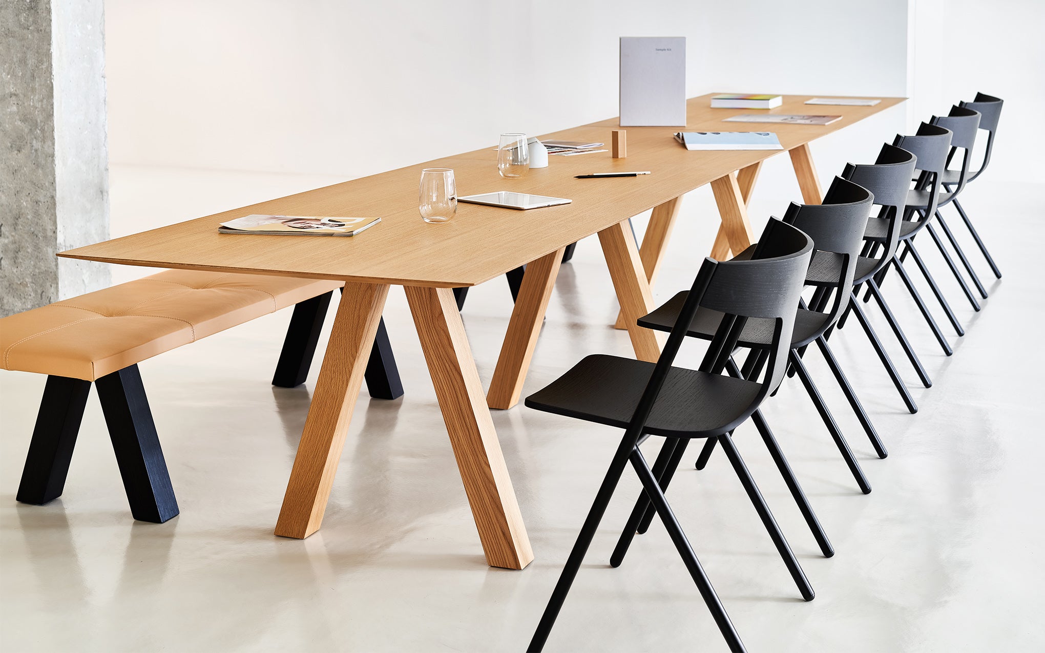 Trestle table