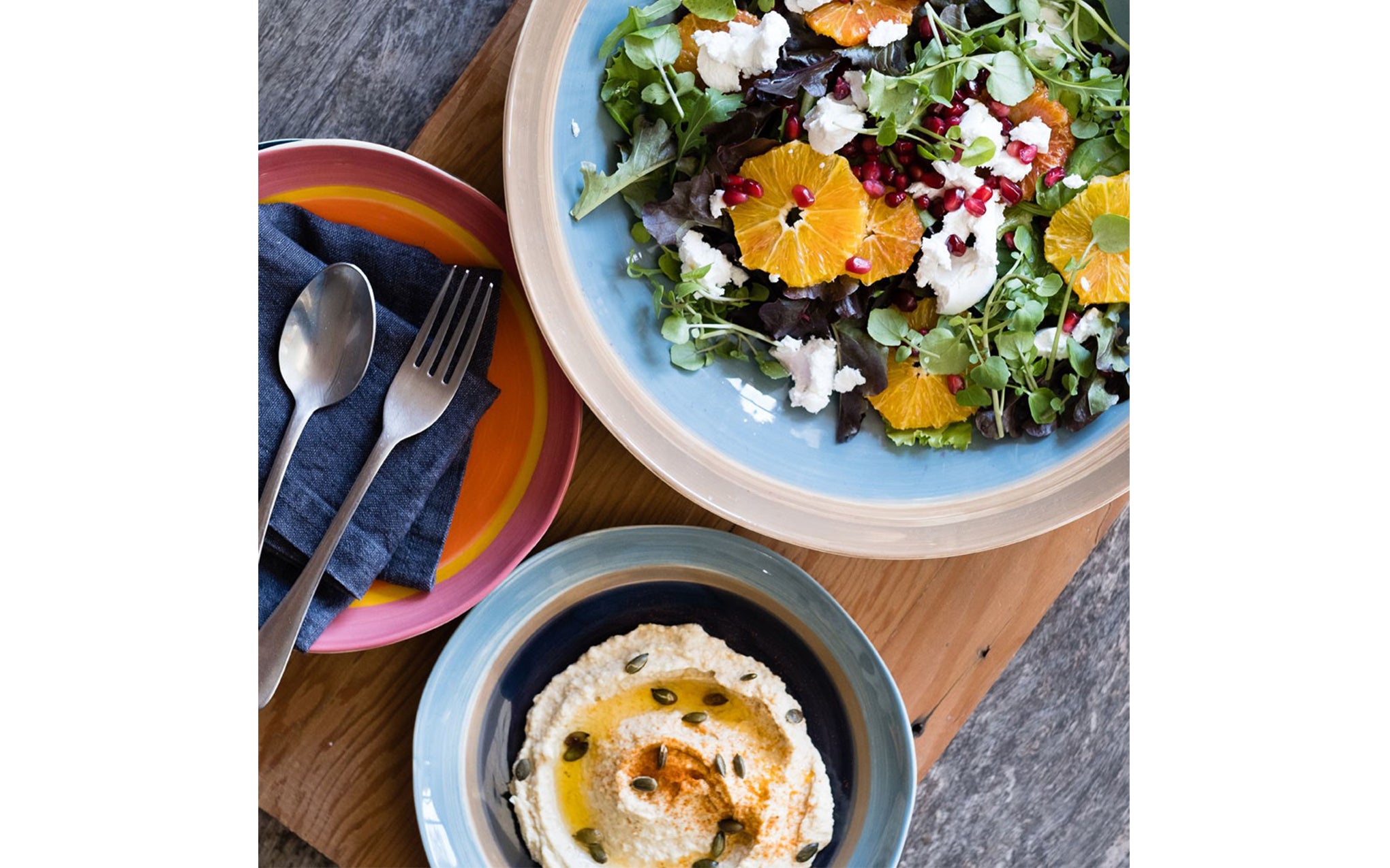 Tri-Colour platter - Horizon