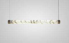 Tube pendant - carrara marble
