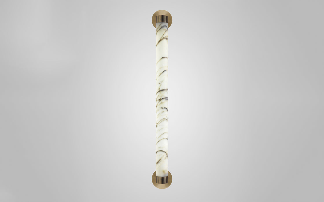 Tube wall light - carrara marble