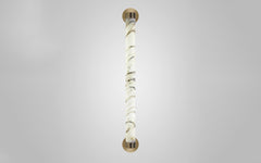 Tube wall light - carrara marble