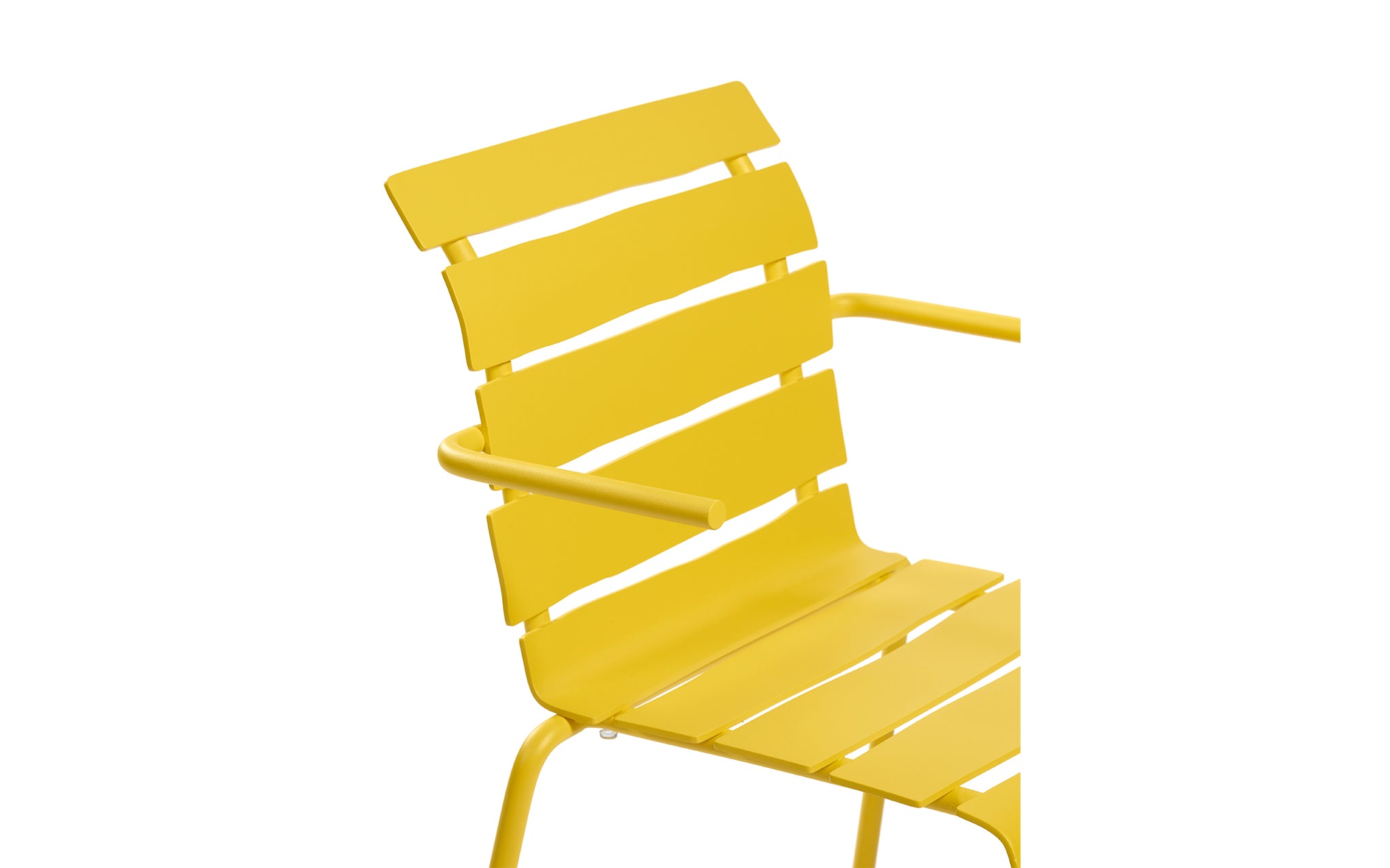 Aligned dining armchair