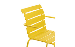 Aligned dining armchair