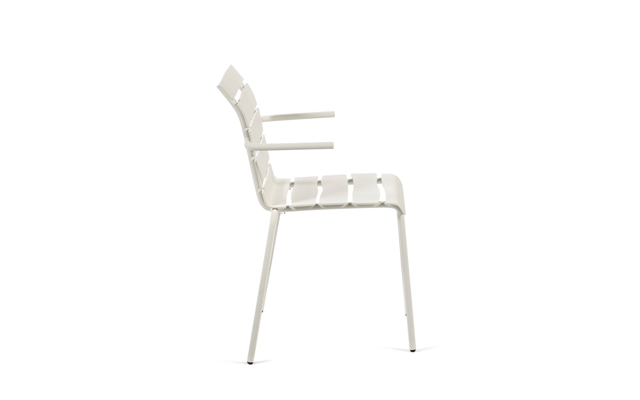 Aligned dining armchair