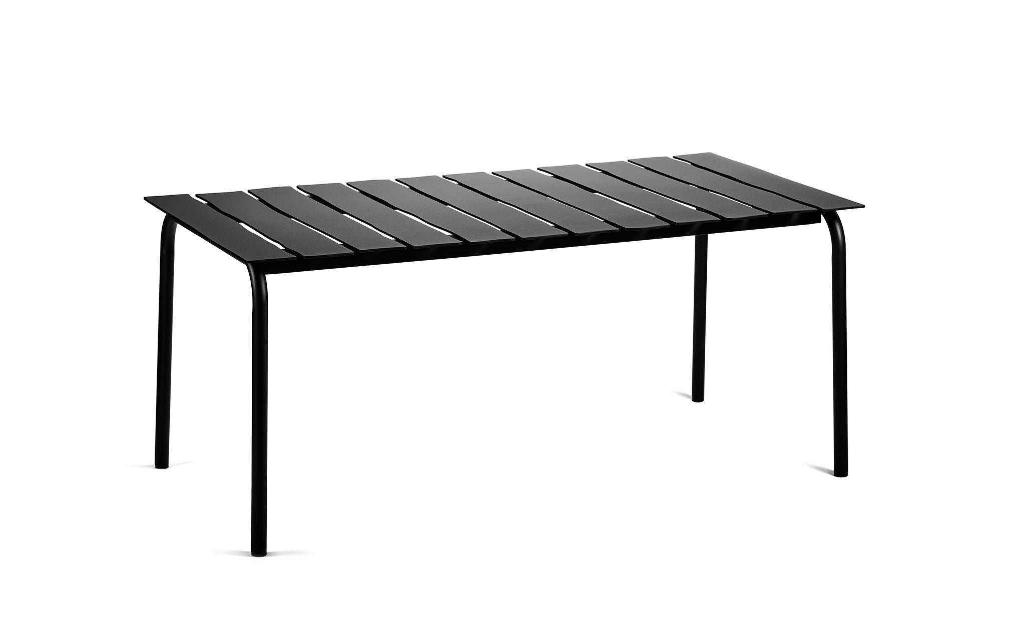Clearance Aligned dining table - large black